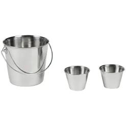 Gifi Seau pour frites inox argenté Discount