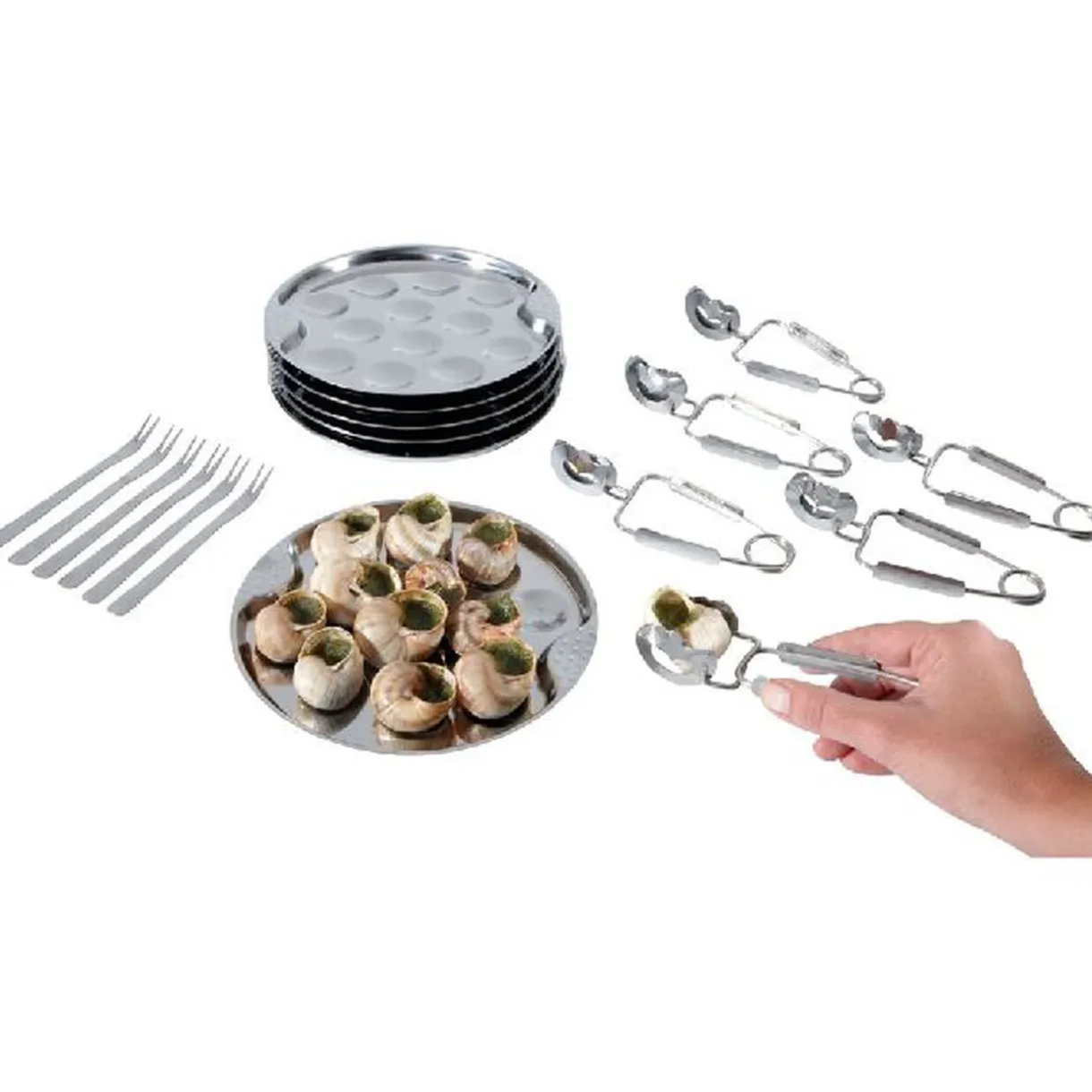 Gifi Service à escargots 18 pcs