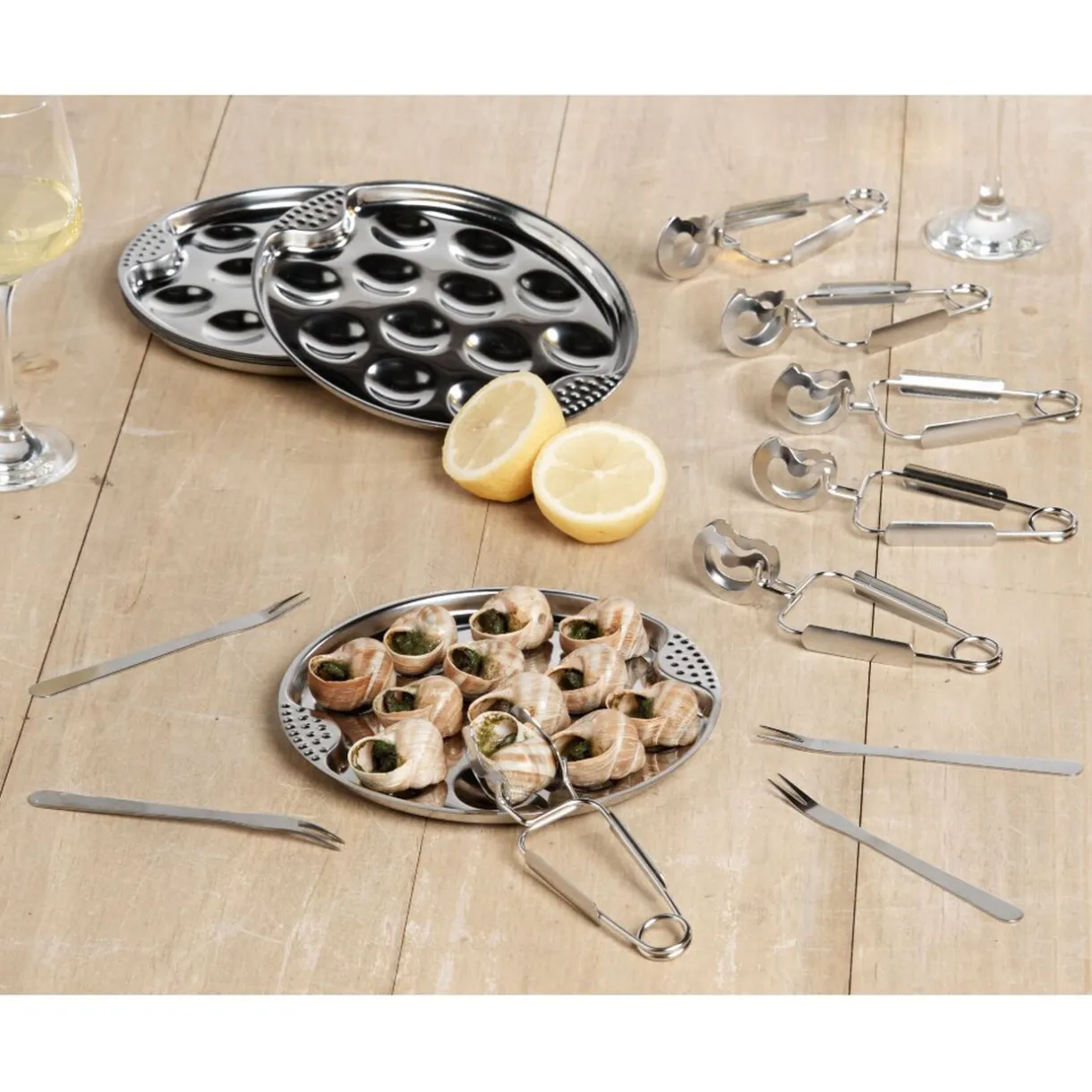 Gifi Service à escargots 18 pcs