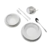 Gifi Service à vaisselle en porcelaine 48 pièces