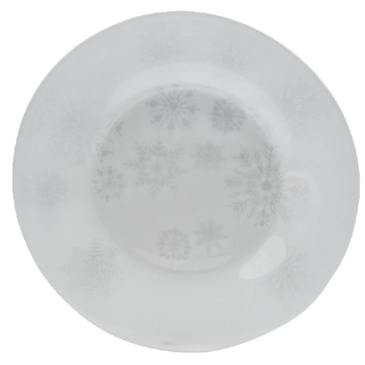 Gifi Service à vaisselle en verre 12 assiettes collection Noël tradition