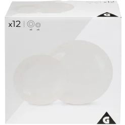 Gifi Service à vaisselle porcelaine 12 pièces Discount