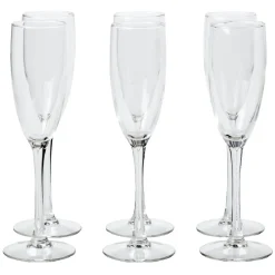 Gifi Service à verre transparent 18 pièces