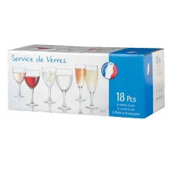 Gifi Service 18 verres Discount