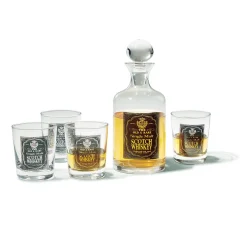 Gifi Service à whisky carafe x1 et verres x4