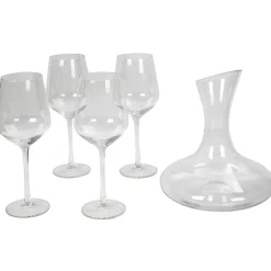 Gifi Service carafe à décanter et 4 verres Outlet