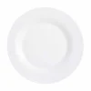 Gifi Service vaisselle Luminarc lot de 12 assiettes plates rondes uni blanc