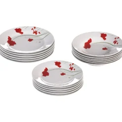 Gifi Service vaisselle porcelaine 18 pièces Discount