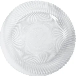Gifi Service vaisselle transparent strié 18 pièces Marmara Sale