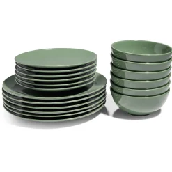 Gifi Service vaisselle vert 18pcs