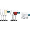 Gifi Service verre à pied 18 pièces