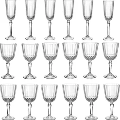 Gifi Service verre à pied Diony x 18