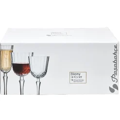 Gifi Service verre à pied Diony x 18