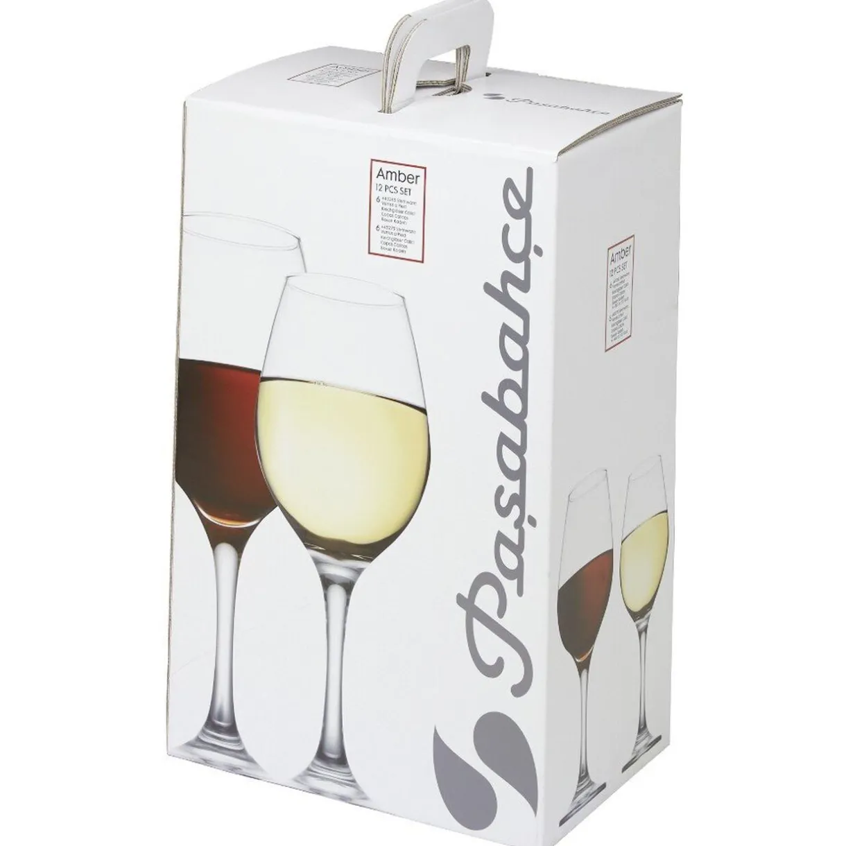 Gifi Service verres à pied 6x 46cl et 6x 36.5cl Best