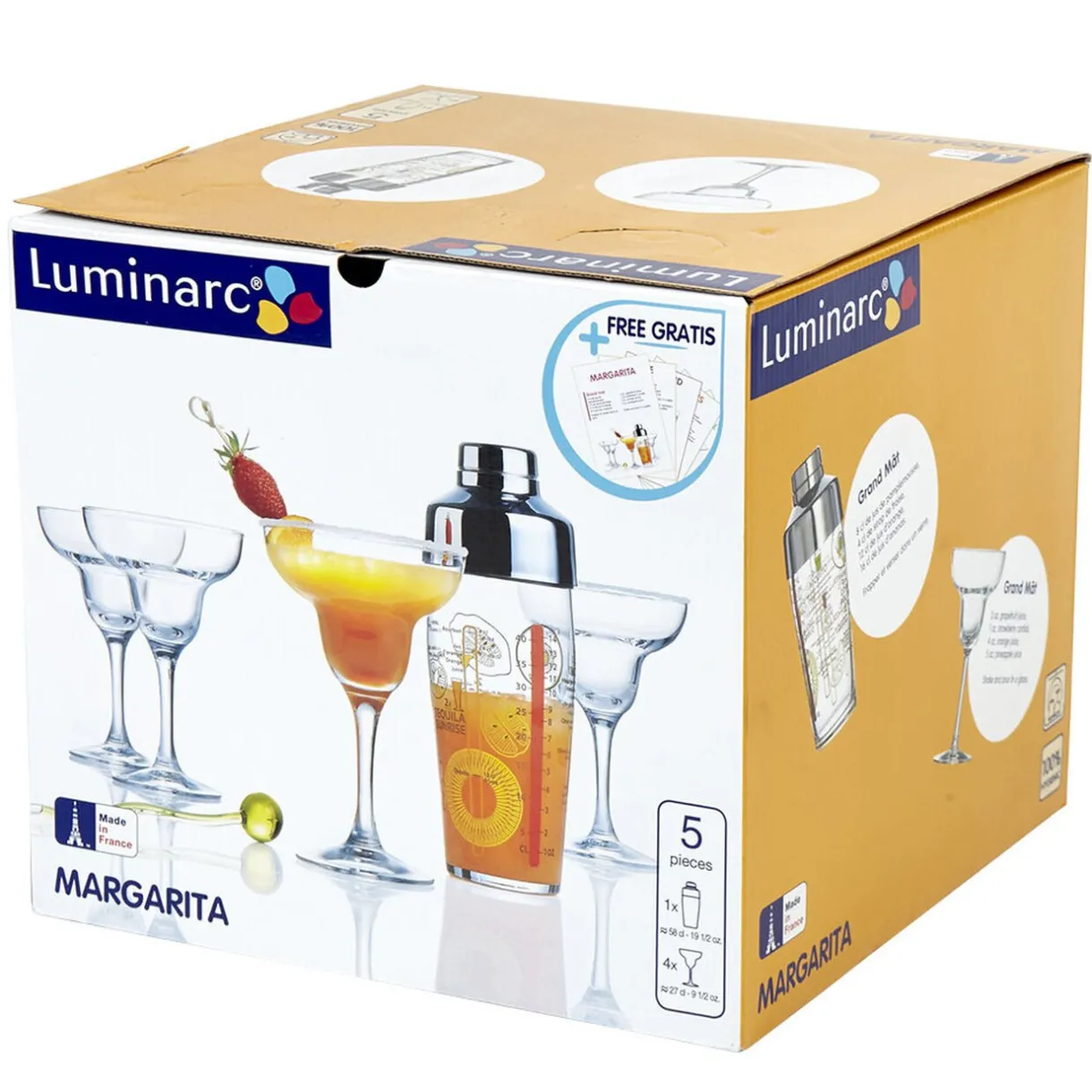 Gifi Service verres margarita Luminarc Discount