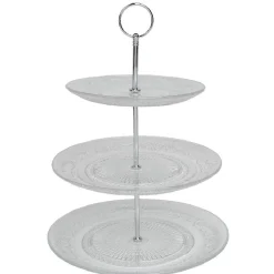 Gifi Serviteur à 3 niveaux transparent Discount