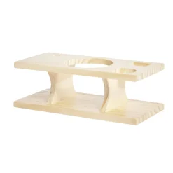 Gifi Set à cocktail acier avec support bois 6 pièces Clearance