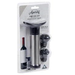 Gifi Set 1 pompe à vide + 2 bouchons à vin