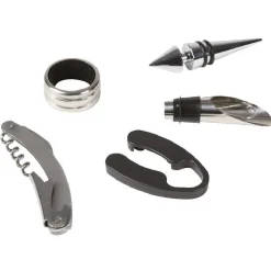 Gifi Set accessoires vin en forme de bouteille Outlet