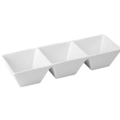 Gifi Set apéritif 3 compartiments blanc Sale