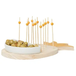 Gifi Set apéritif en forme d ananas 12 pics et coupelle New