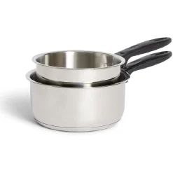 Gifi Set casserole inox x2 - Ø16cm et Ø18cm Sale