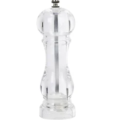 Gifi Set de 2 moulins poivre et sel gris transparent