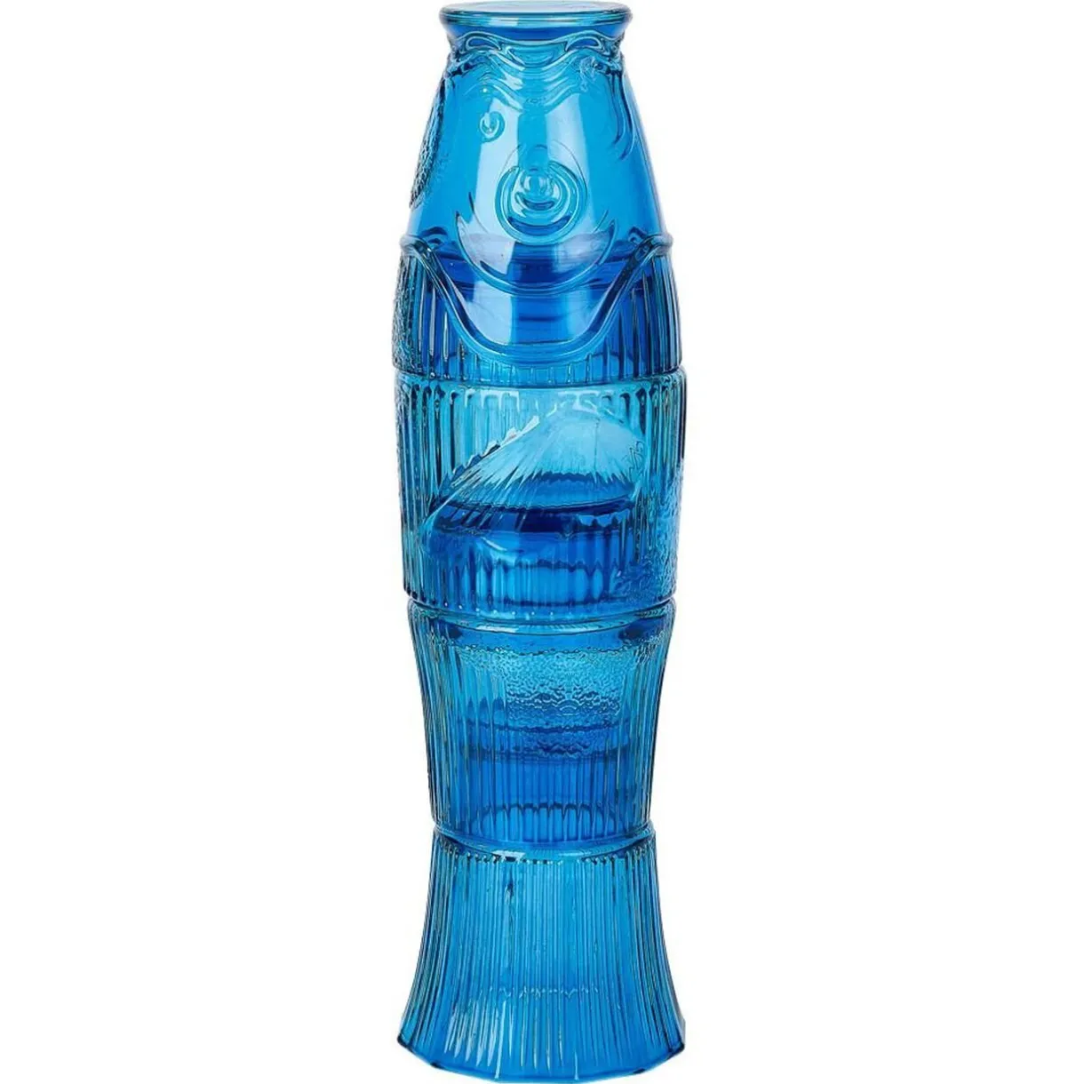 Gifi Set de 4 verres empilables forme poisson Ø8xH28cm - 2 coloris