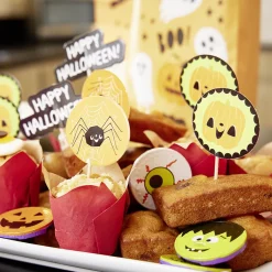 Gifi Set de caissettes à muffin + piques décor Halloween - 24 pièces Sale