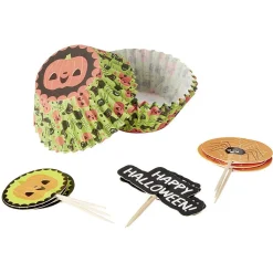 Gifi Set de caissettes à muffin + piques décor Halloween - 24 pièces Sale