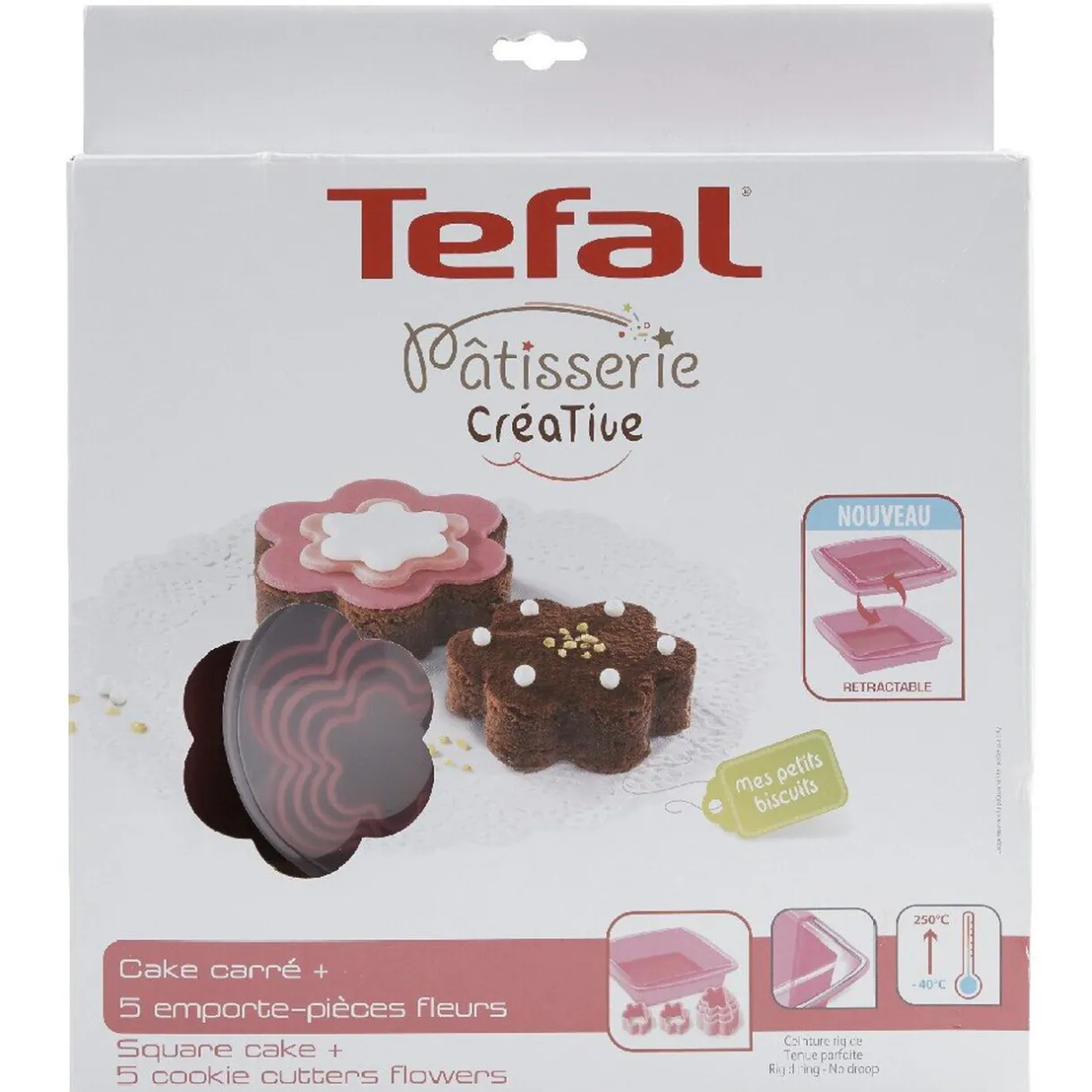 Gifi Set patisserie créative Téfal moule silicone emporte pièces Sale