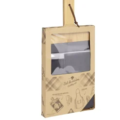 Gifi Set planche à découper + ardoise + tablier Outlet