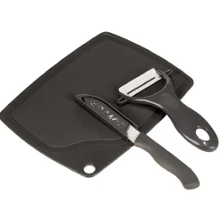 Gifi Set planche éplucheur et couteau céramique Hot