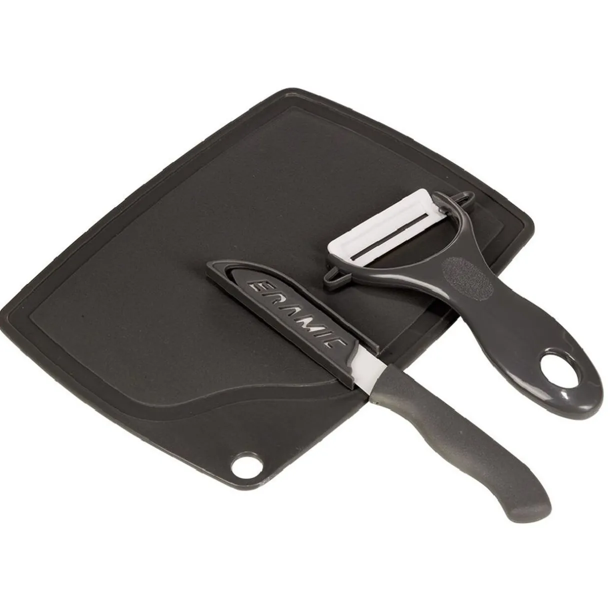 Gifi Set planche éplucheur et couteau céramique Hot