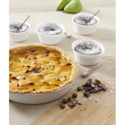 Gifi Set plat à tarte et 4 ramequins Luminarc Sale