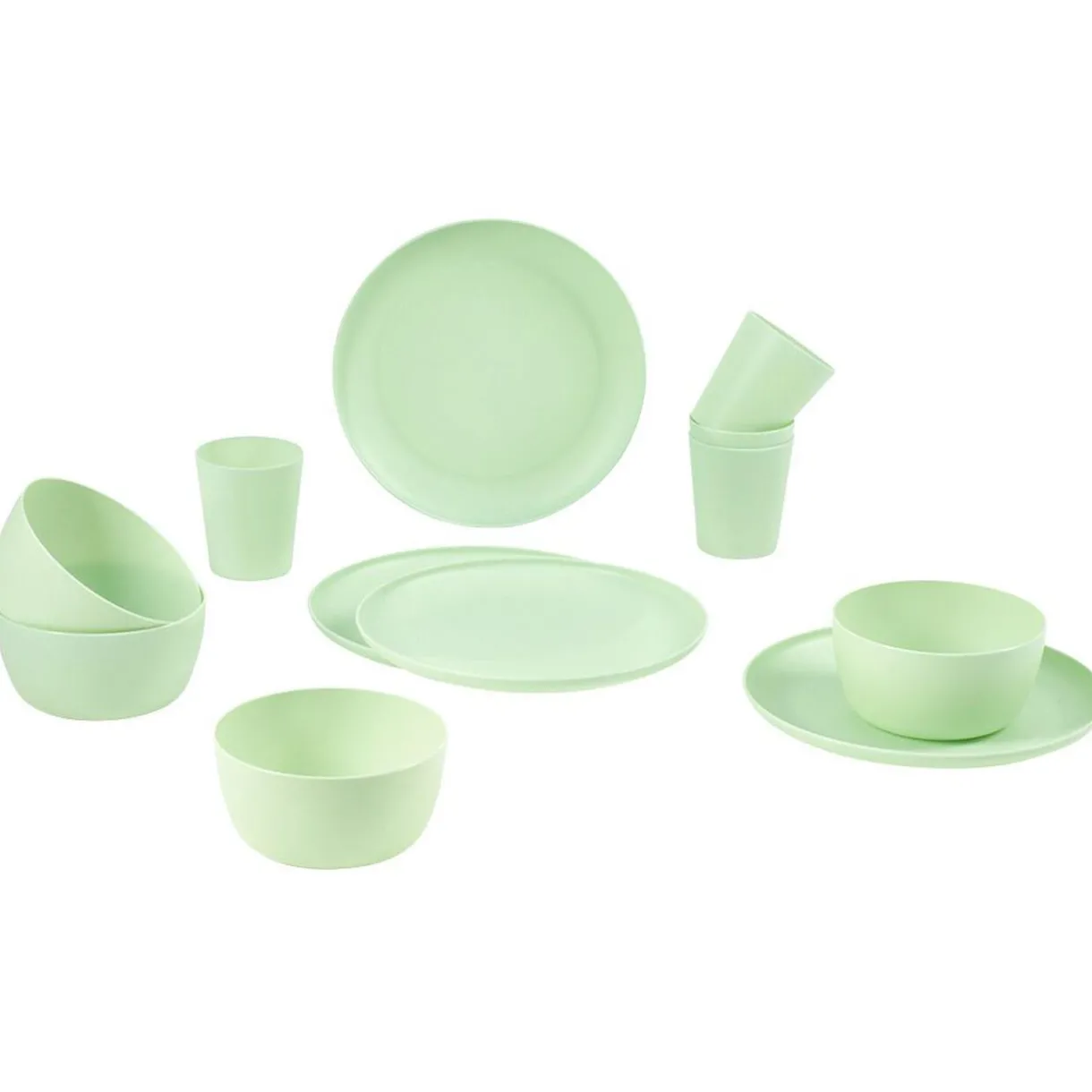 Gifi Set vaisselle plastique 12 pièces Discount