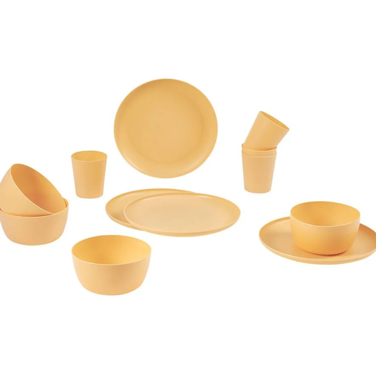 Gifi Set vaisselle plastique 12 pièces Discount