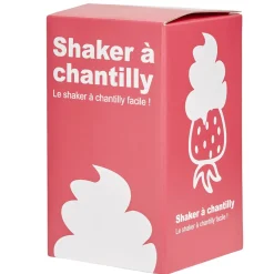Gifi Shaker à chantilly manuel tranparent rose