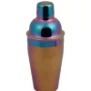 Gifi Shaker métal irisé en acier et verre