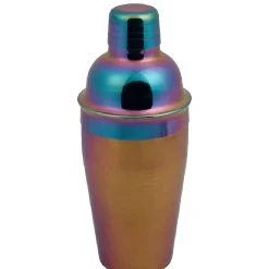 Gifi Shaker métal irisé en acier et verre