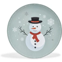Gifi Sous assiette décoration motif bonhomme de neige