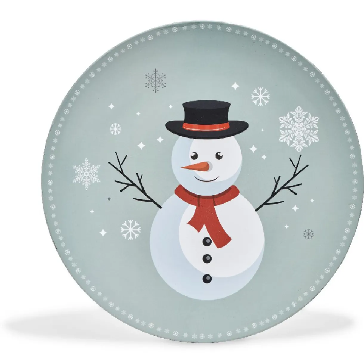 Gifi Sous assiette décoration motif bonhomme de neige