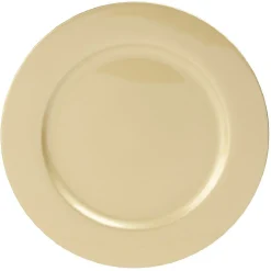 Gifi Sous assiette plastique doré