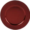 Gifi Sous assiette plastique rouge Discount