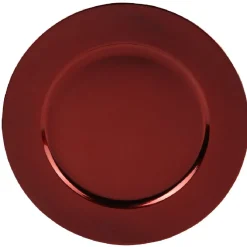 Gifi Sous assiette plastique rouge Discount