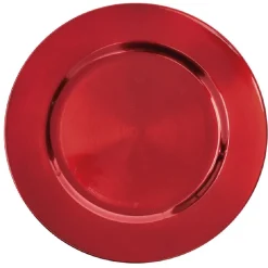 Gifi Sous assiette ronde rouge