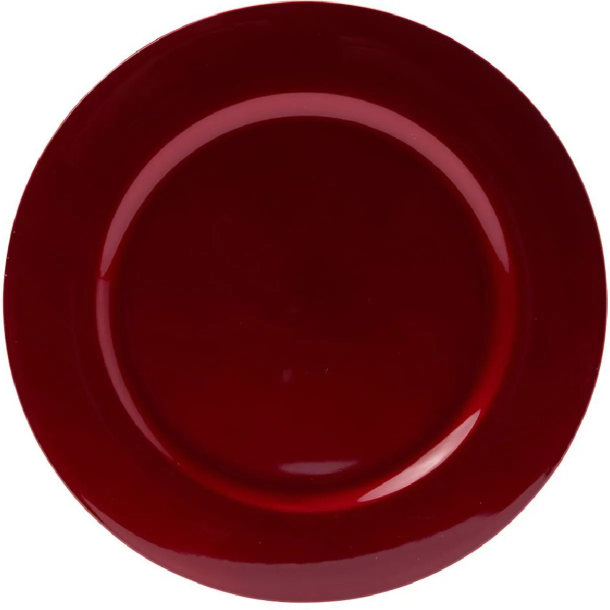 Gifi Sous assiette ronde rouge Ø33 cm Best