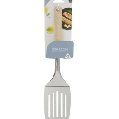 Gifi Spatule ajourée en inox avec manche en bois Sale