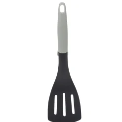 Gifi Spatule ajourée polyamide manche en polypropylène gris noir New