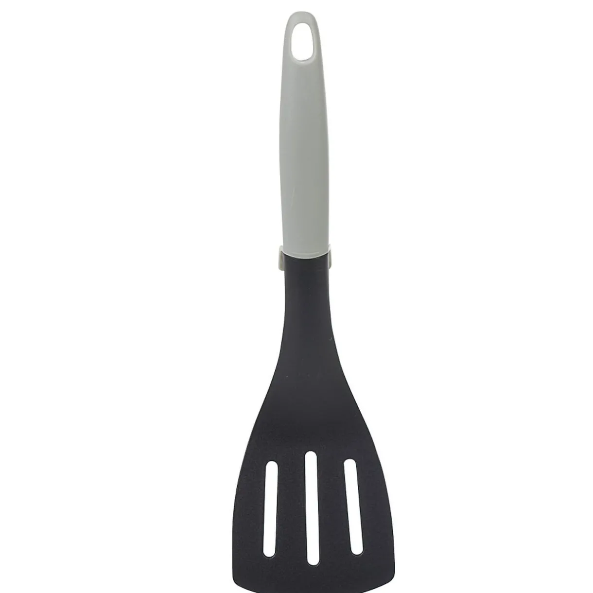 Gifi Spatule ajourée polyamide manche en polypropylène gris noir New